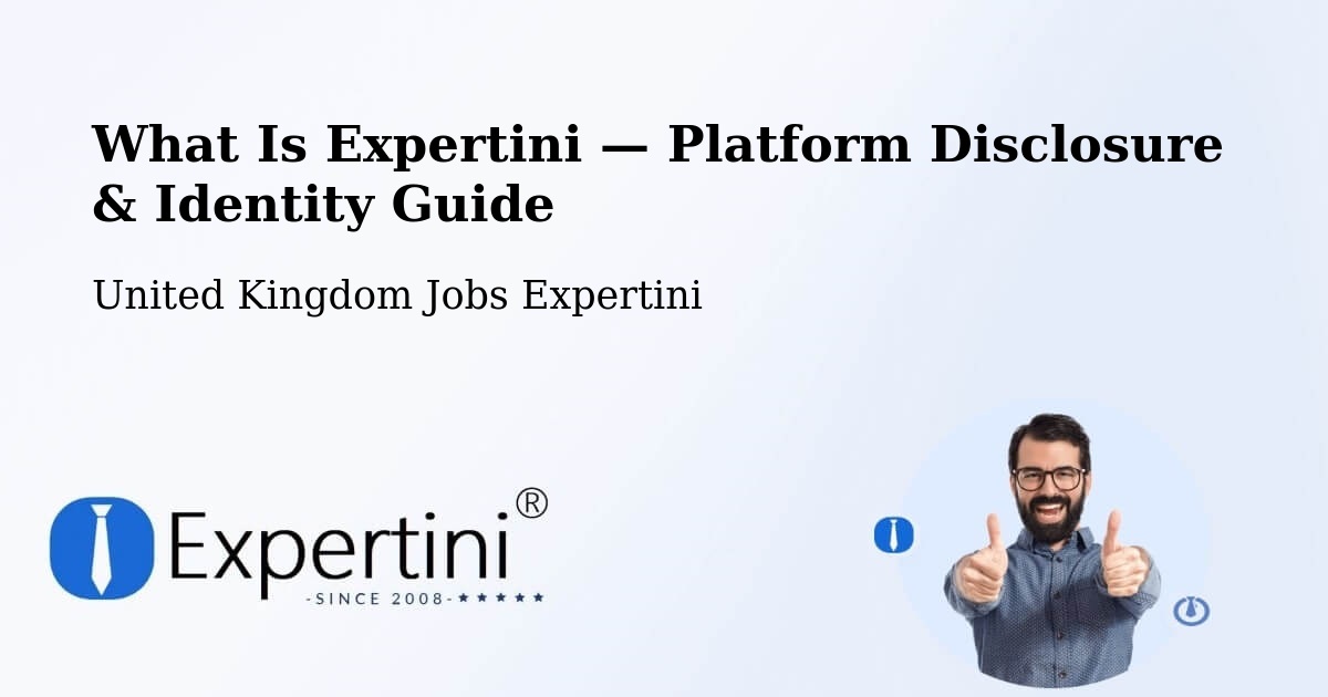 What Is Expertini — Platform Disclosure & Identity Guide – Congleton